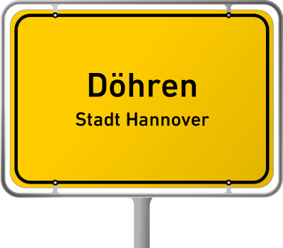 Ortsschild Döhren